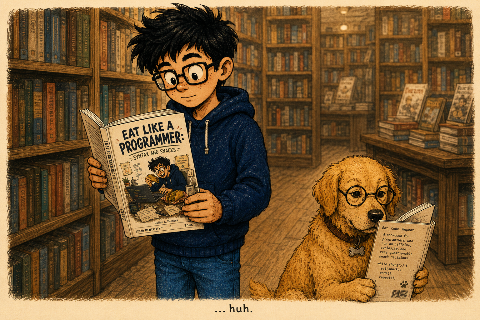Artie finds his own book
